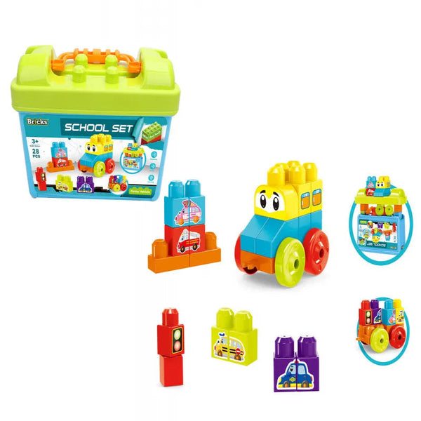 Brix, 45-Piece Car Building Kit 40 - بريكس، مجموعة بناء سيارة مكونة