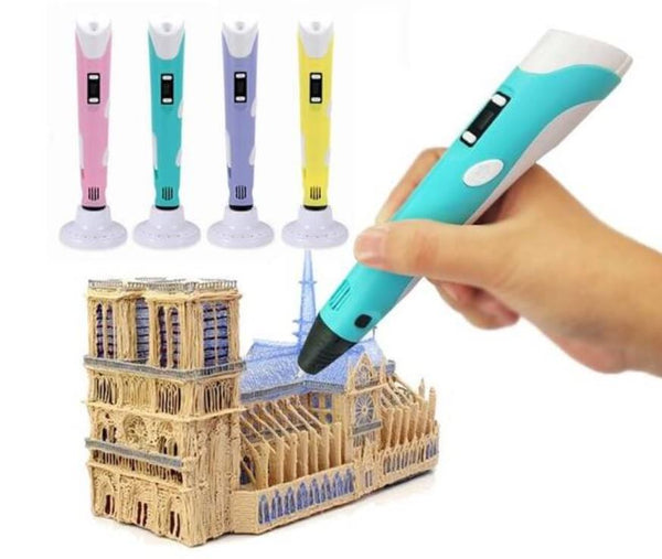 Intelligent 3d Pen With Led Display - قلم ثلاثي الأبعاد ذكي مع شاشة LED