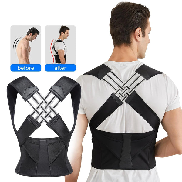 Adjustable Back Posture Belt - حزام دعم الظهر القابل للتعديل